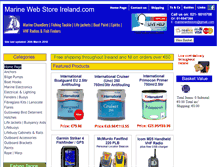 Tablet Screenshot of marinewebstoreireland.com